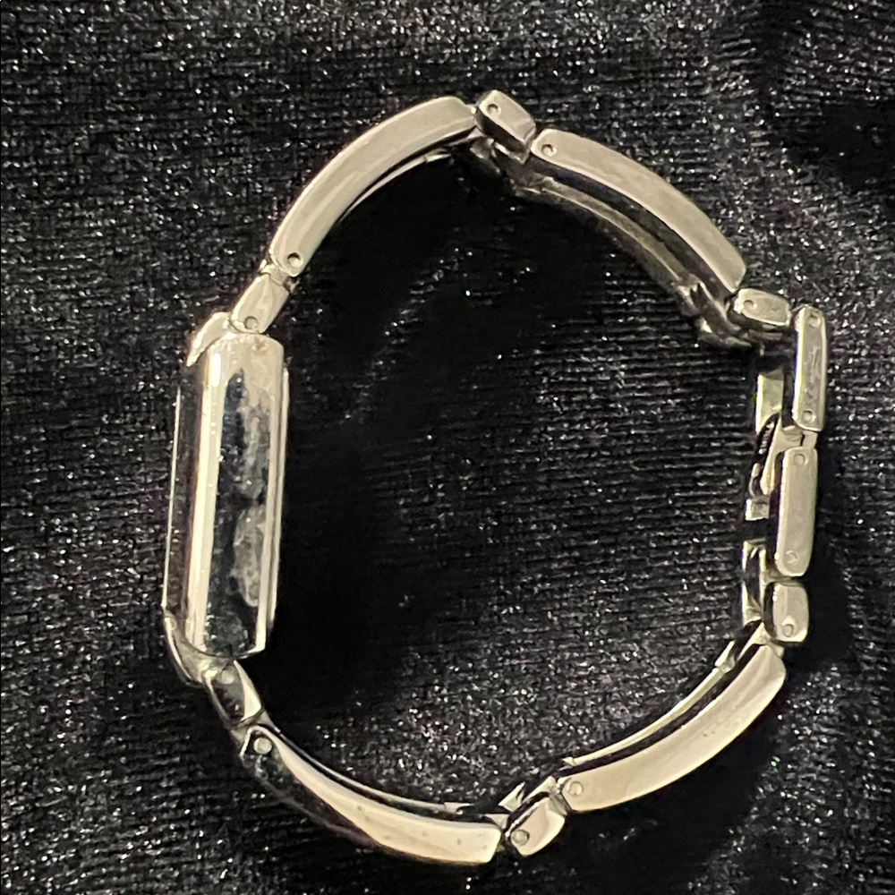 PREMIER DESIGNS SILVER TONE RECTANGULAR BLUE DIAL… - image 4